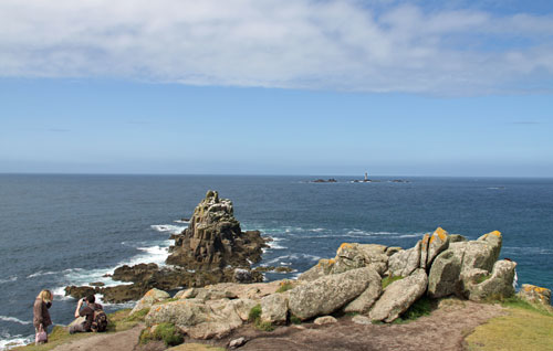 Land's End Cornwall - spectacular coastal scenery on holiday